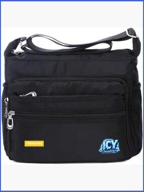Waterproof Nylon Crossbody Bag Messenger Bag Shoulder Purse